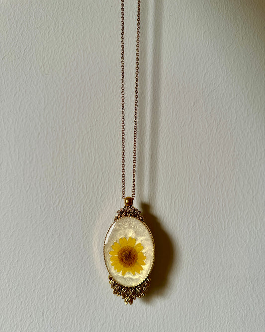 My Sunflower Vintage Pendant
