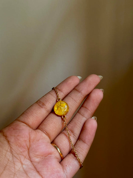 sunflower bracelet
